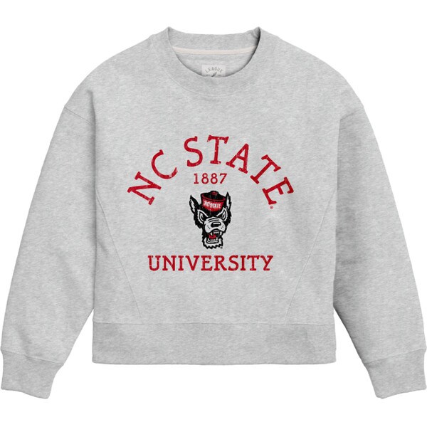 Ladies Boxy Crew - Ash Grey
